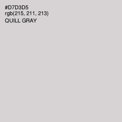 #D7D3D5 - Quill Gray Color Image